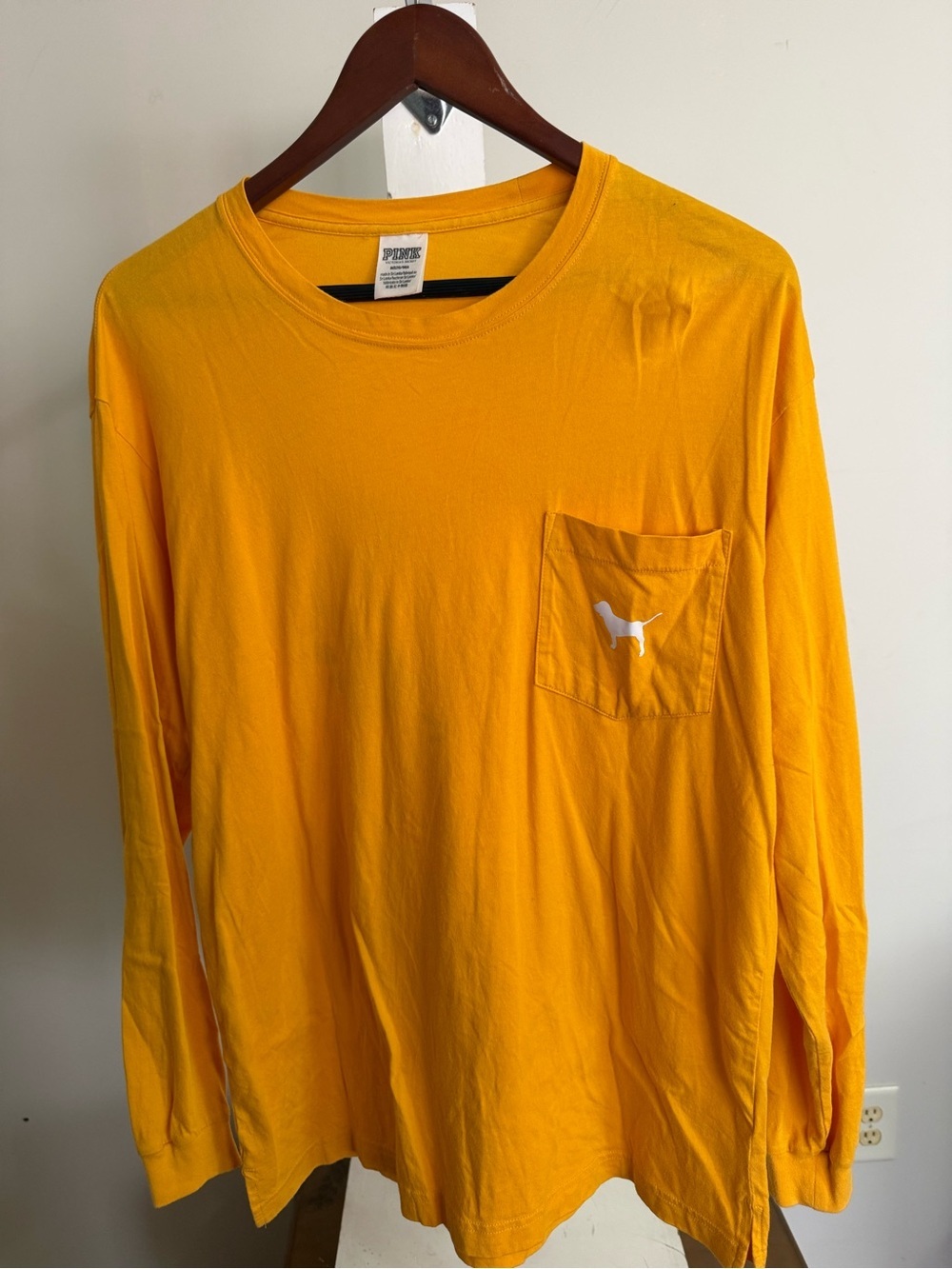 Victoria’s Secret PINK Long Sleeve Pocket Tee Shirt